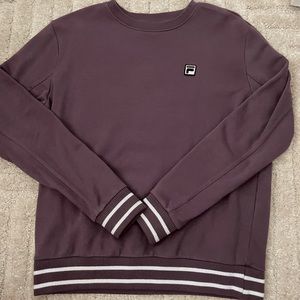 Vintage purple fila crew neck